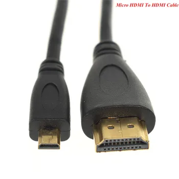

High Quality 1.5m Micro HDMI To HDMI Cable Converter Cord USB Go pro Gopro Hero 4/3 4K Action Sport Camera AU Good Free Shipping