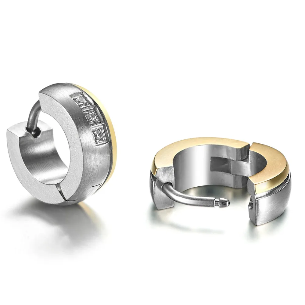 Men Women Titanium Small Hoop Earrings For Sensitive Ear Hypoallergenic