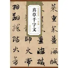 Chinese Calligraphy Copybook Of Stone Inscription Rubbing Brush Writing (Zhao Mengtiao Zhencao Thousand-Character Writing Book )