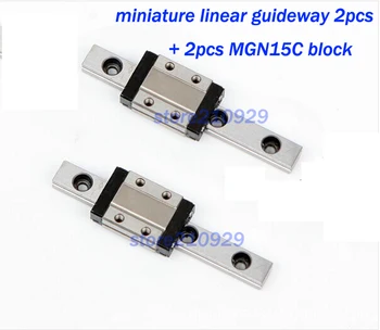 

miniature linear guideway 2pcs L500mm + 2pcs MGN15C block