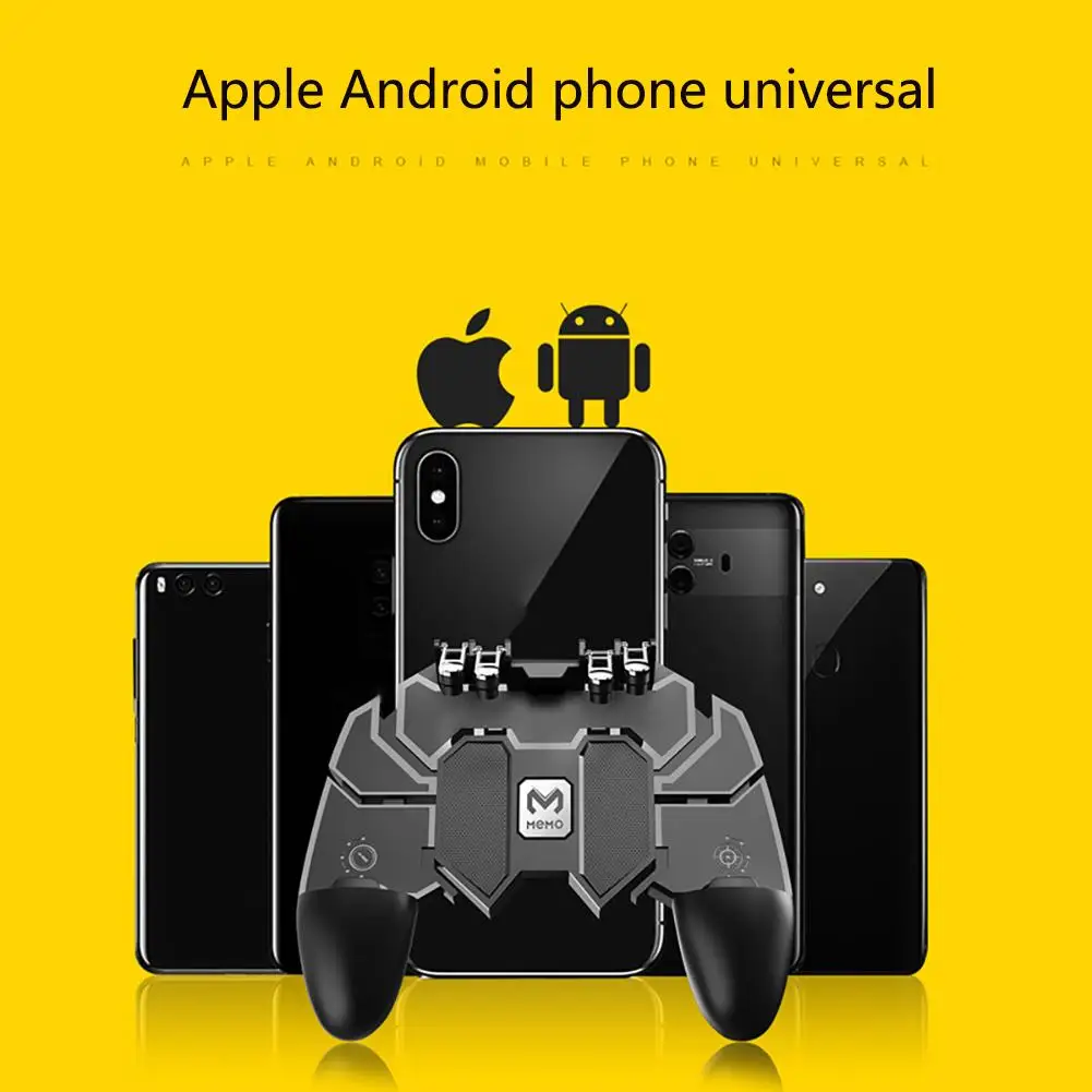  GamePad Controller Mobile Phone New Game Helper For PUBG Six Finger All-In-One Mobile Controller Ga