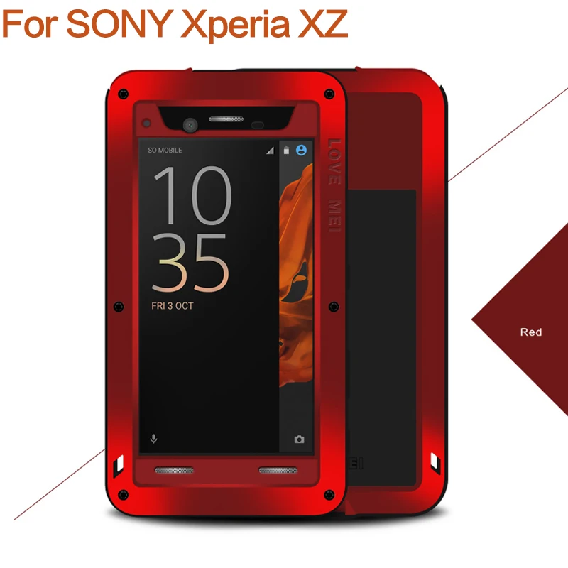 imágenes para Para SONY Xperia caja del teléfono Original AMOR MEI potente XZ Extreme vida Potente Caja de Metal Para SONY Xperia XZ A Prueba de Nieve Dropproof imágenes para Para SONY Xperia caja del teléfono Original AMOR MEI potente XZ Extreme vida Potente Caja de Metal Para SONY Xperia XZ A Prueba de Nieve Dropproof