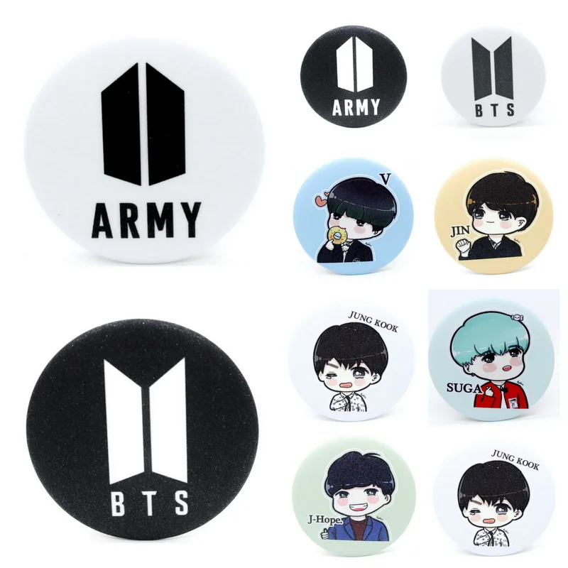 

Korean KPOP BTS Bangtan Boys Album Brooch Pin Badge Accessories For Clothes Hat Backpack Decoration