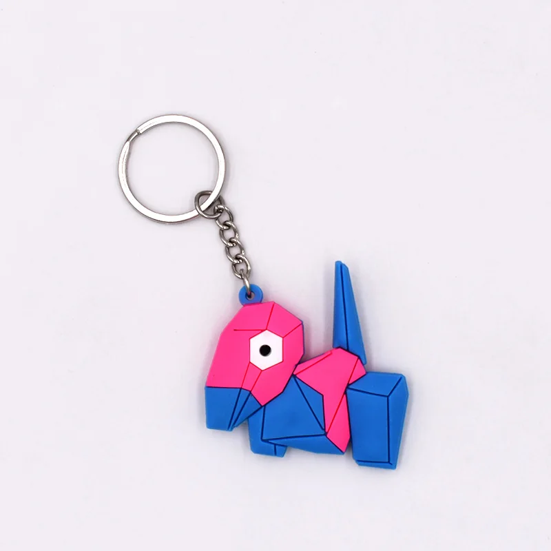 4-7 см 5 стиль Пикачу брелок Monster Key Holder Go брелок Подвеска 3D Mini Cubone Porygon Gengar Ponyta Abra