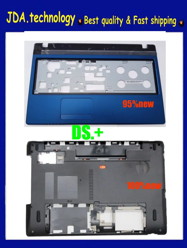 

BLUE For Acer Aspire 5750 5750g 5750z 5750ZG 5750S Upper cover Palmrest Case W/touchpad (95% new)&Bottom Base case cover