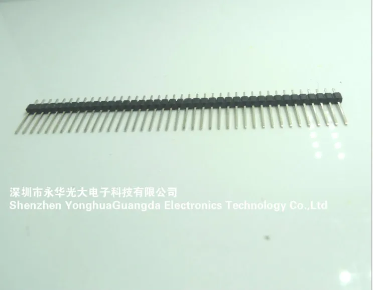单排针2.0 脚间距2.0MM 140P 高度12mm 1X40PIN 接插件排针排母