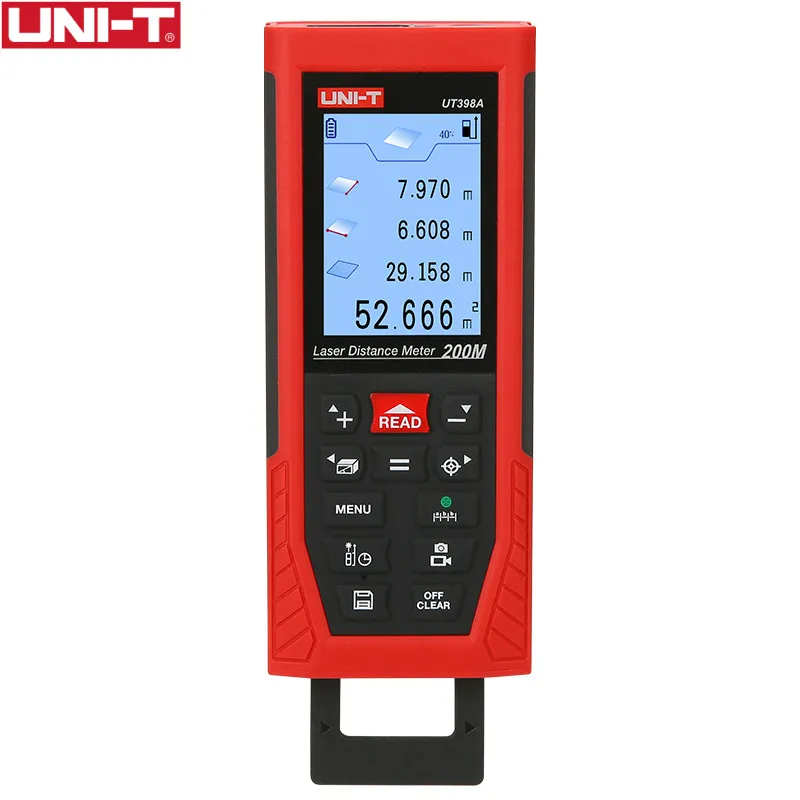 UNI-T UT398A 200m Laser Distance Meters Lofting Test Levelling Instrument Area Volume UDISK 16GB & JPEG storage UNI-T UT398A 200m Laser Distance Meters Lofting Test Levelling Instrument Area Volume UDISK 16GB & JPEG storage