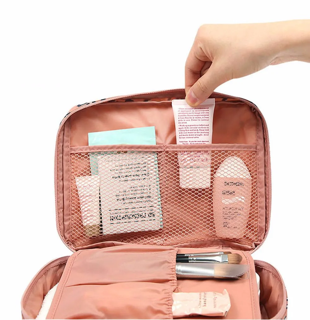 Pockettrip прозрачный косметический мешок туалетные принадлежности для путешествий Комплект органайзер Organizador De Maquillaje