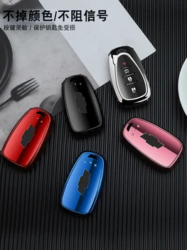 

TPU Car Key Covers Case Fob Shell For chevrolet for cruze spark camaro Volt Bolt Trax Malibu styling Accessorie 2016-2018