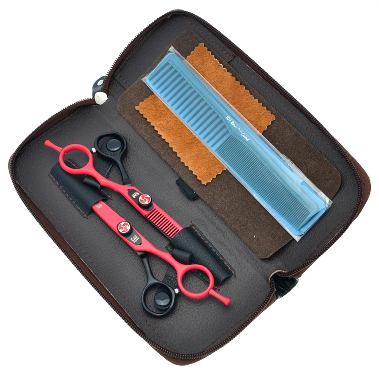 

6.0 Inch Kasho Hair Scissors Professional High Quality Japanese 440c Hairdressing Hair Cutting Scissors Thinning Shears LZS0183