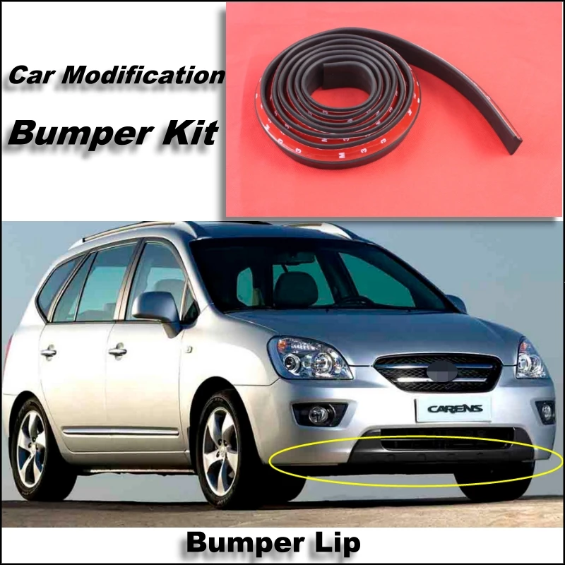 Bumper Lip For KIA Carens Rondo 7 Naza Citra Front Spoiler Skirt