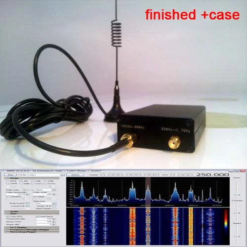 УФ тюнер 100 кГц 1 7 ГГц приемник/R820T + 8232 CW FM VHF UHF AM (NFM WFM) DSB LSB чехол|uhf fm|fm receiveruhf receiver |