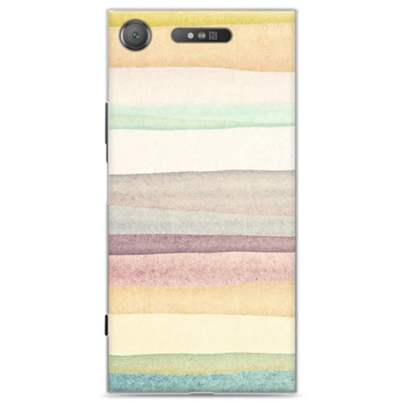 5 2 "XZ1 Мультфильм Окрашенные чехлы для Sony Xperia XZ1 чехол тонкий мягкий G8342