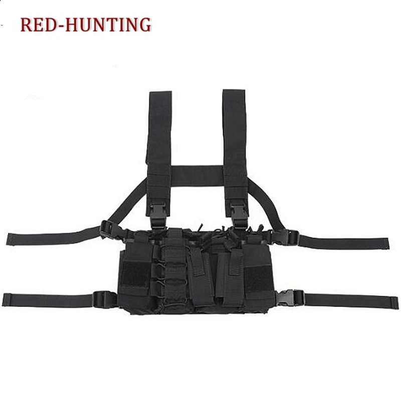 

Tactical Chest Rig Airsoft Hunting Vest Molle Pouch Simple Tactical Vest Multicam Black Army Green Sand