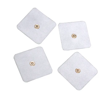 

10pcs/lot Electrode Pads Tens Electrodes for Digital Therapy Machine body Massager 5x5cm Nerve Stimulator Fit 3.5mm plug