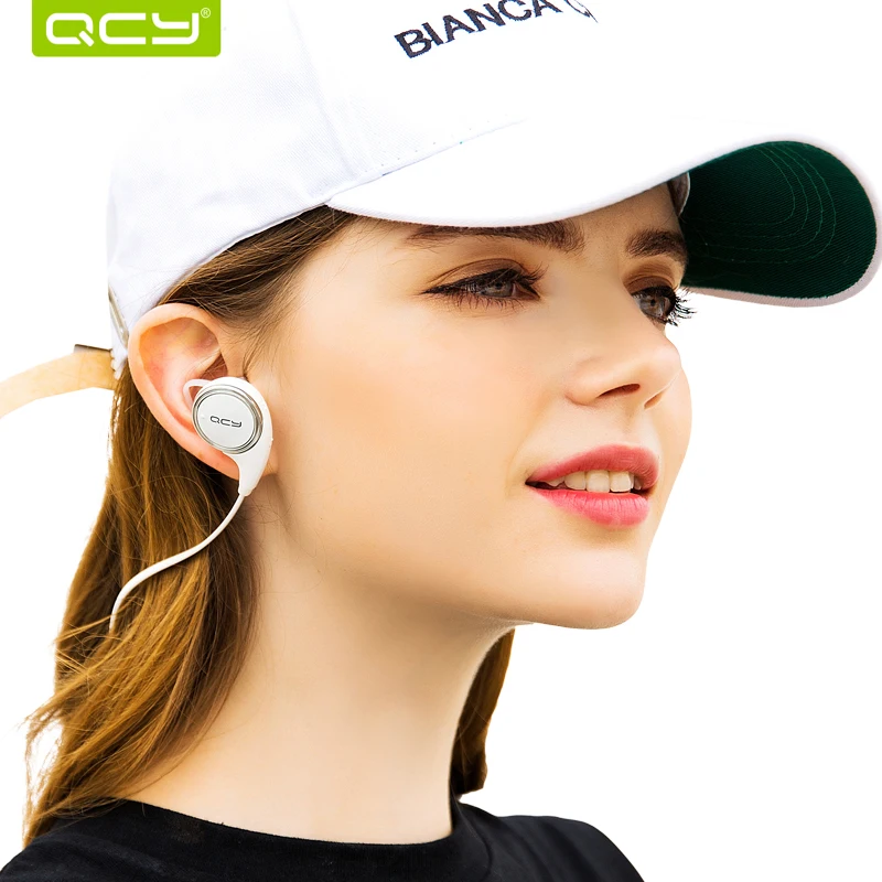 QCY QY8 спортивные Bluetooth наушники стерео Беспроводная гарнитура с микрофоном свободные наушники