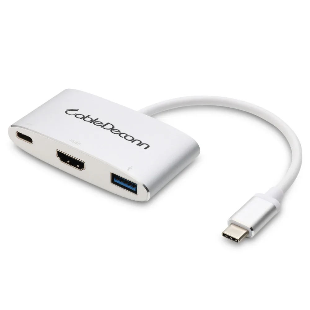 

USB3.1 Type C to USB3.0+HDMI+USB3.1 conversion cable for Macbook project HDtv Adapter