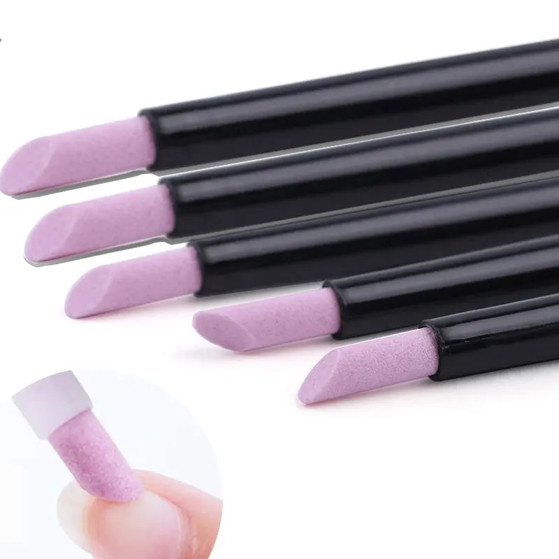 

Hot Sale 5pcs Stone Nail File Nail Art Tools Cuticle Remover Trimmer Buffer Pedicure Manicure Files