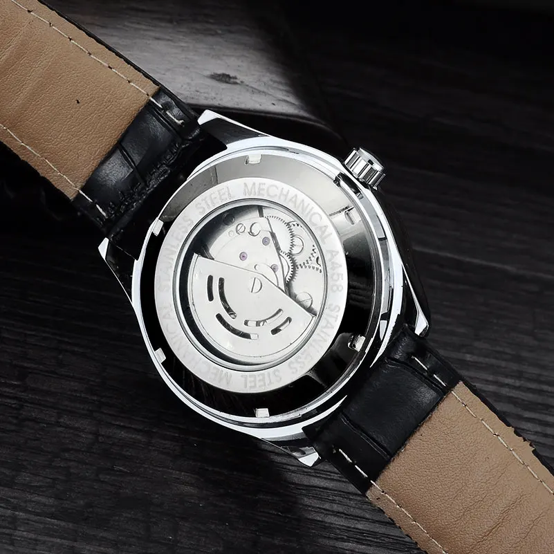 Часы TWINNER мужские модные автоматические с кожаным ремешком|hombre|hombre reloj |