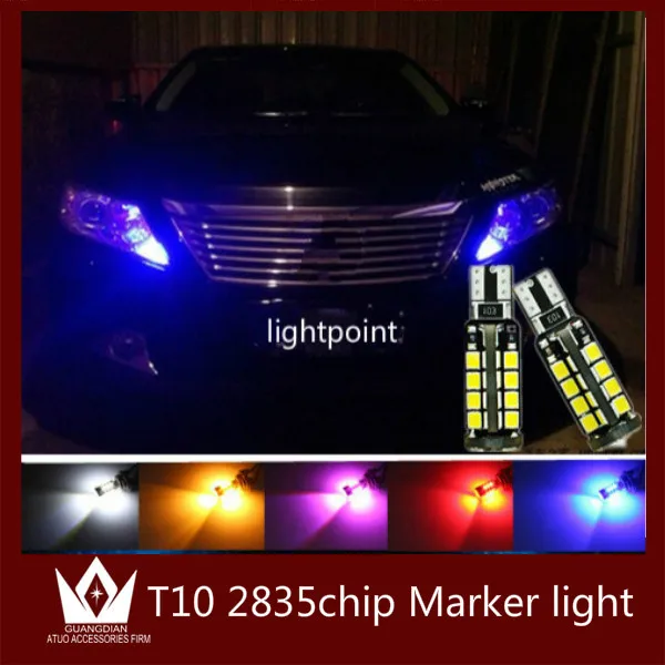 

Guang Dian Clearance Marker Light With lamp bright car LED For Highlander Prius Alphard CROWN Camry Rav4 Corolla Yaris T10 w5w