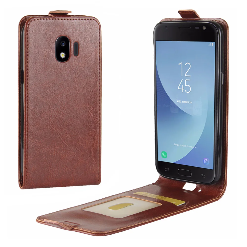 KCLC2923_1_Vertical Flip Cover for Samsung Galaxy J2 Pro 2018 Luxury Leather Protective Case UP and Down Magnetic Phone Case
