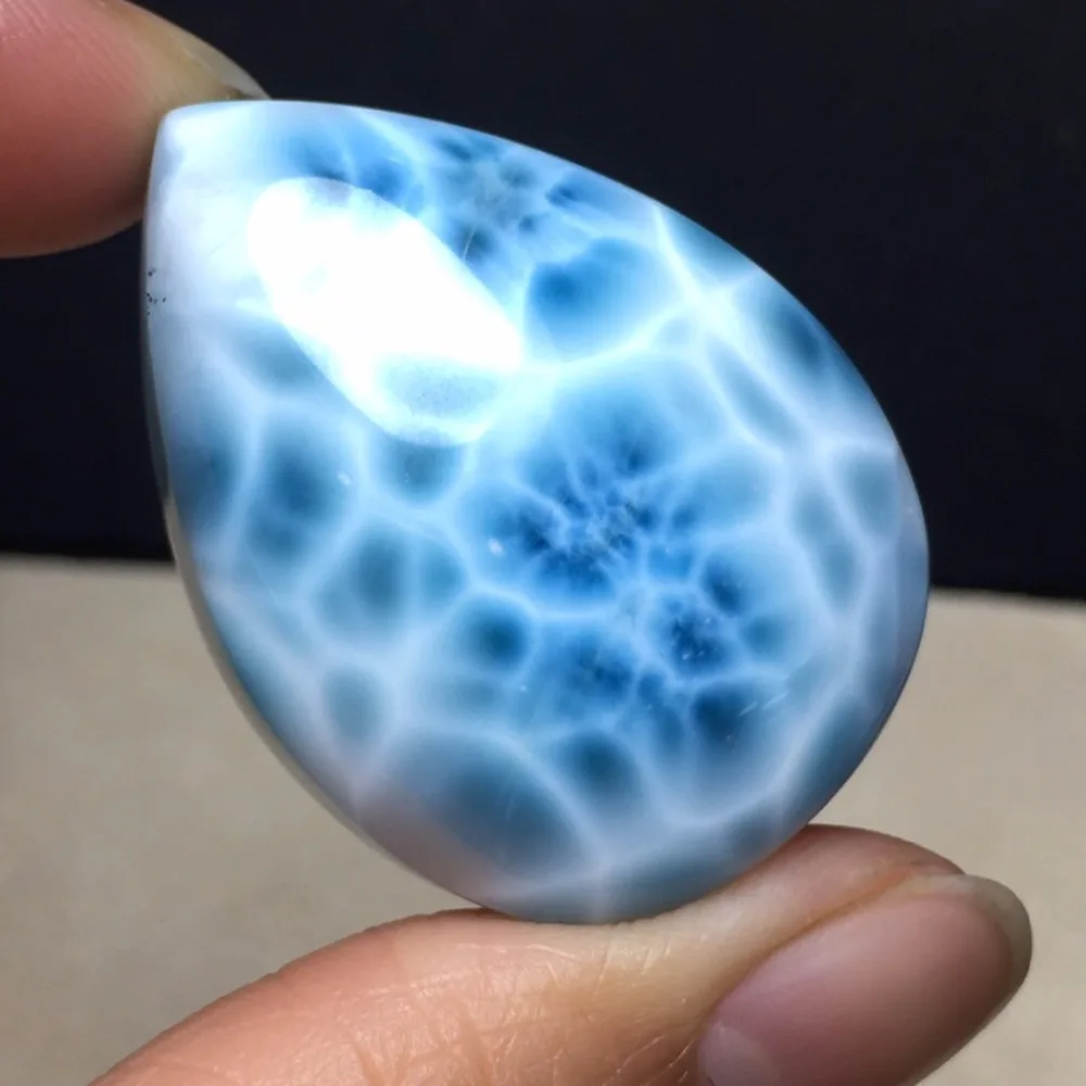 

Gems 22.89grams Natural Larimar Gemstones Loose Stones Loose Gems