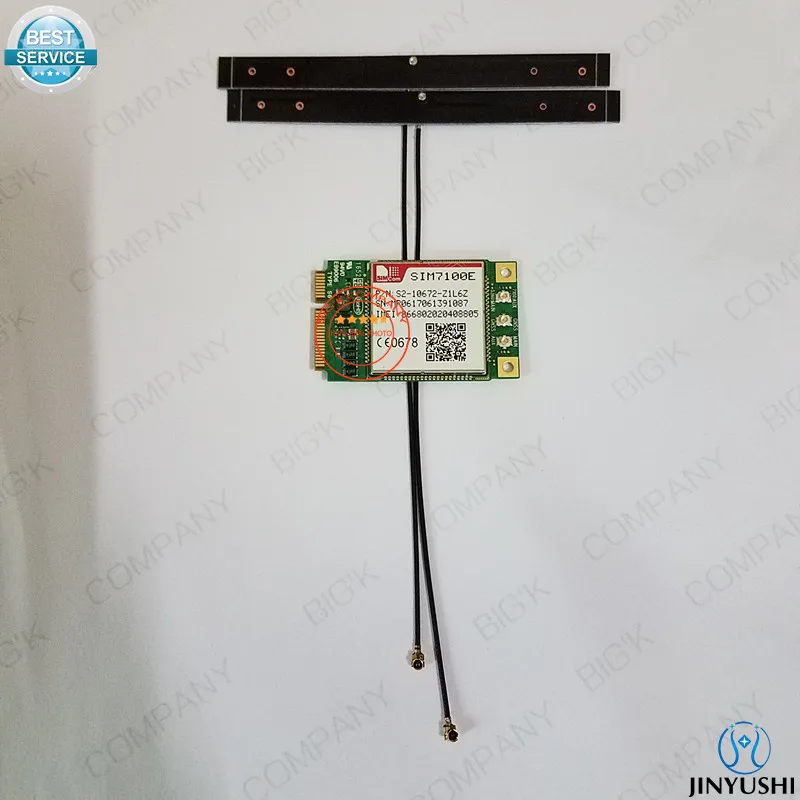 JINYUSHI для SIM7100E Mini Pcie+ 2 шт антенна+ USB карта передачи и TDD-LTE/FDD-LTE/WCDMA Встроенный четырехдиапазонный запас