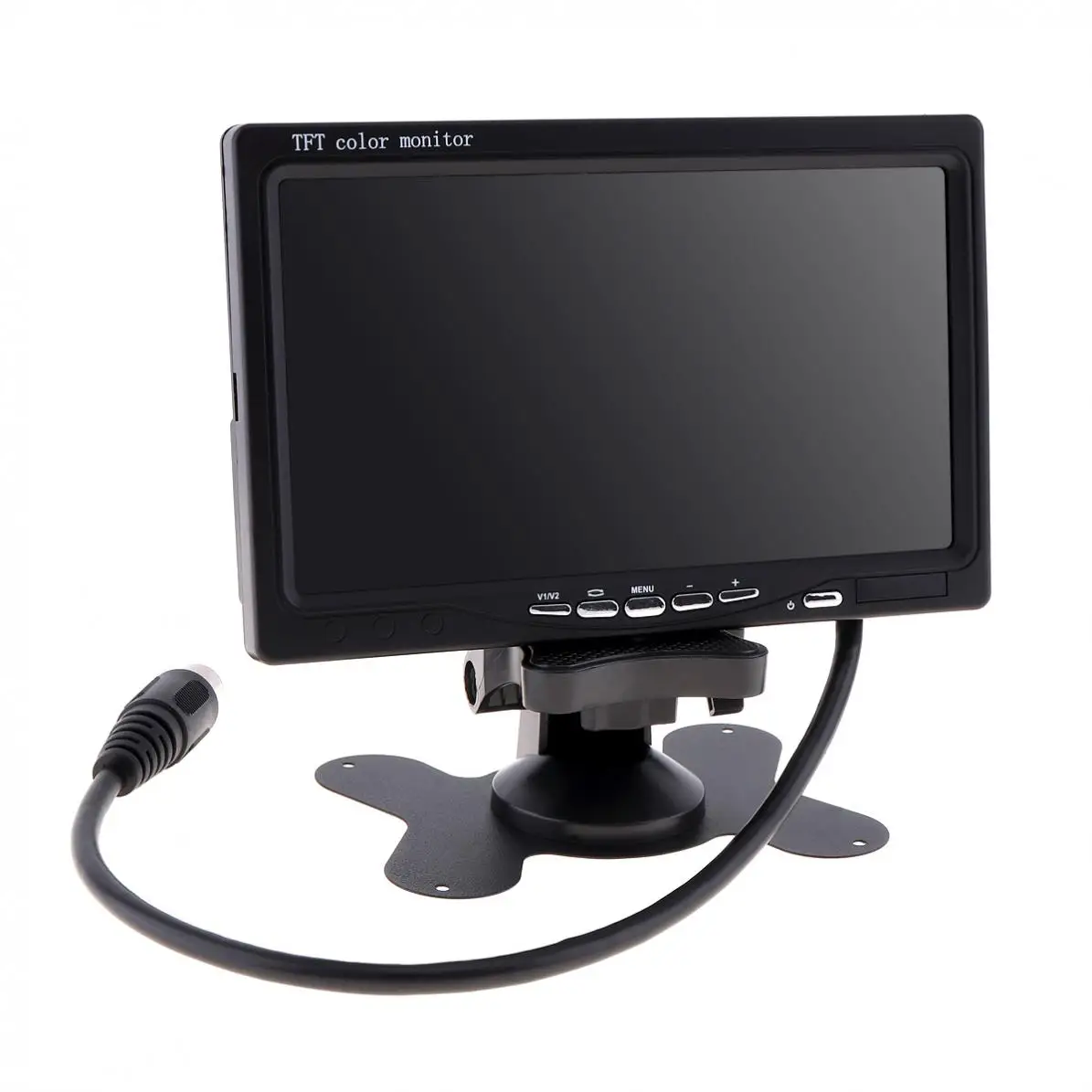 7 дюймов 12 В TFT lcd Автомобильный подголовник монитор для камеры заднего вида/DVD поддержка gps/4 способа видео вход