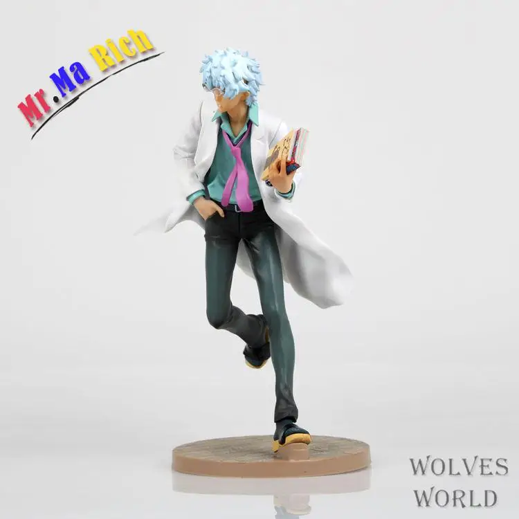 Аниме Фигурка 22 см Megahouse Silver Soul Gin Tama Gintama Sakata Gintoki ПВХ фигурка Коллекционная модель