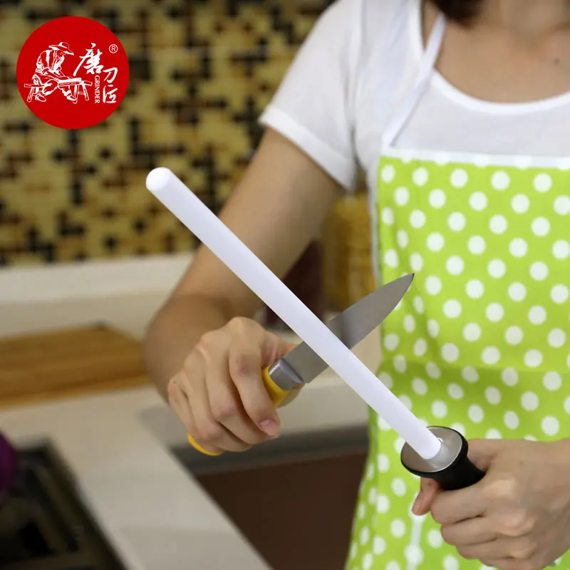 

TAIDEA kitchen knives sharpening stone high-performance ceramic knife for 12 inch zirconia sharpening steel rod