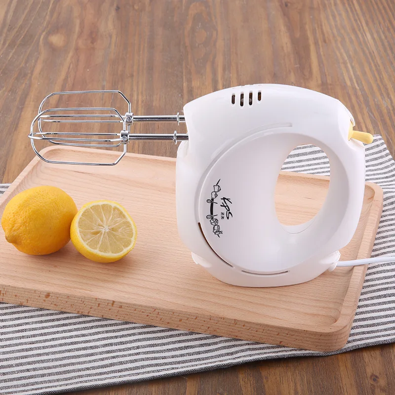 

Electric Egg Beater Stainless Steel Mini Hand-held Mixer Eggbeater Baking Family Dedicated