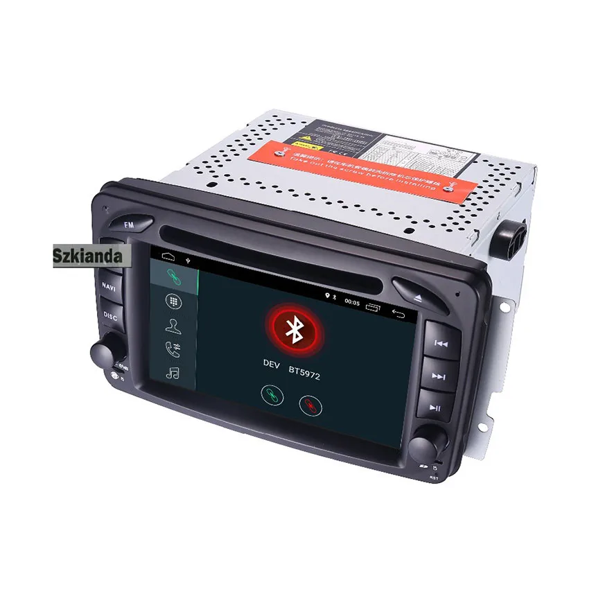 Perfect In Stock 7"Android 9.0 Car DVD Player For Mercedes Benz CLK W209 W203 W463 W208 Wifi 3G GPS Bluetooth Radio Stereo audio media 32