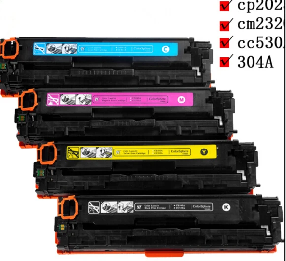 Compatible for hp CB540A 541A 542A 543A Toner Cartridge For HP125a Color CP1210 CP1215 /1515N