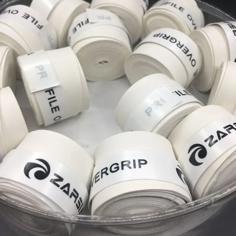 3 قطعة تنس مضرب Overgrip تنس القبضات الجافة يشعر الأبيض اللون مضارب يلتف اليد الغراء Overgrips عدم الانزلاق تنيس الصيد قبضة