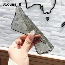 Vicunha R Moda Textura de Diamante Casos de Telefone Para O iPhone Caso Capa de Silicone Transparente Para iPhone X 6 6 6 s 7 8 mais Caso Capa