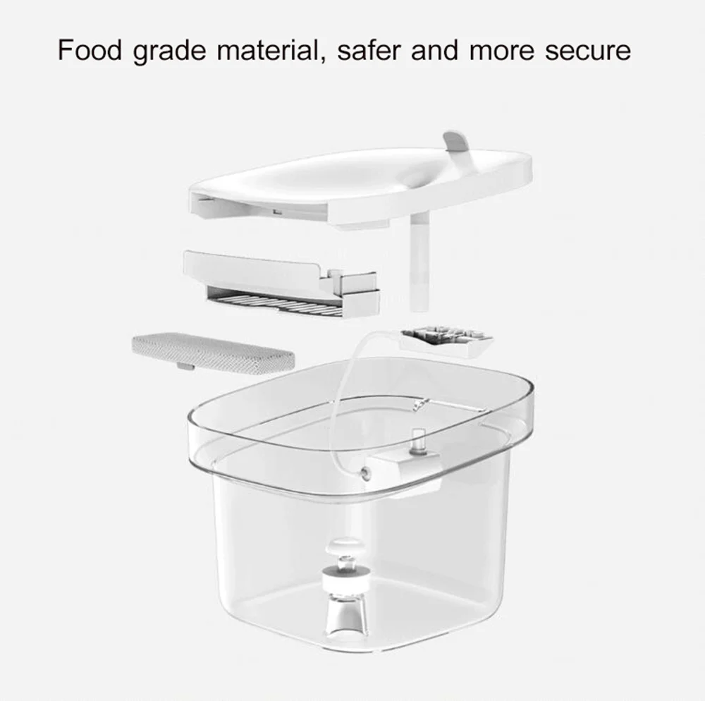 2019 Xiaomi Kitten Puppy Pet Water Dispenser Smart Dog Cat Electric Drinking Bowl Fountain Automatic Cat Living Water 2L (14)