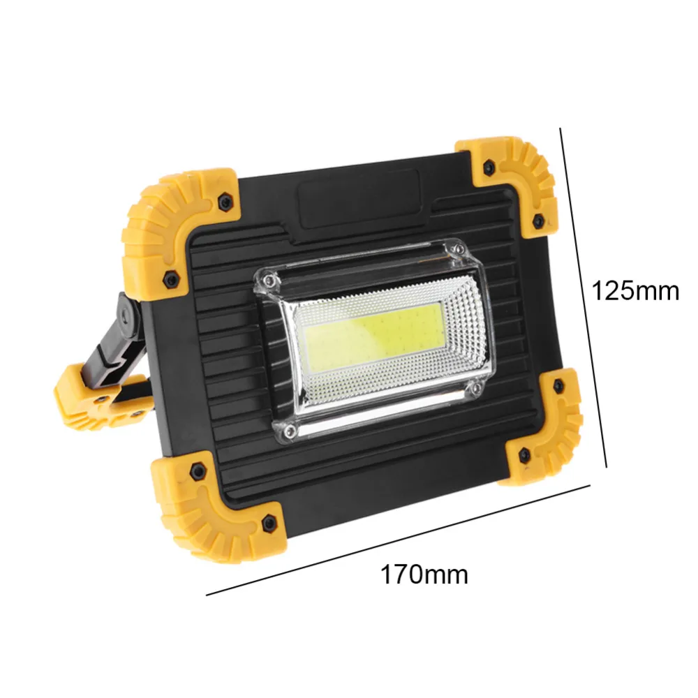

Rechargeable 20W COB LED Flashlight Work Light lantern Flood Light 4 Mode USB Power Out For Camping Tent lamp Outdoor