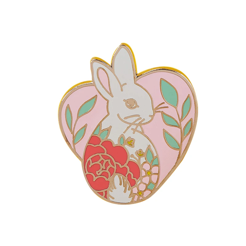 

bloom cat enamel pin badge