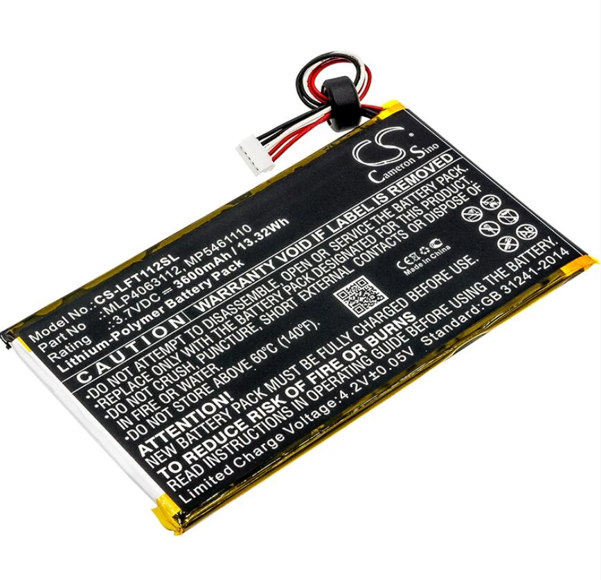 Cameron Sino 3600mah battery for LEAPFROG LeapPad Platinum Kids Learning XDi Ultra 800 10067