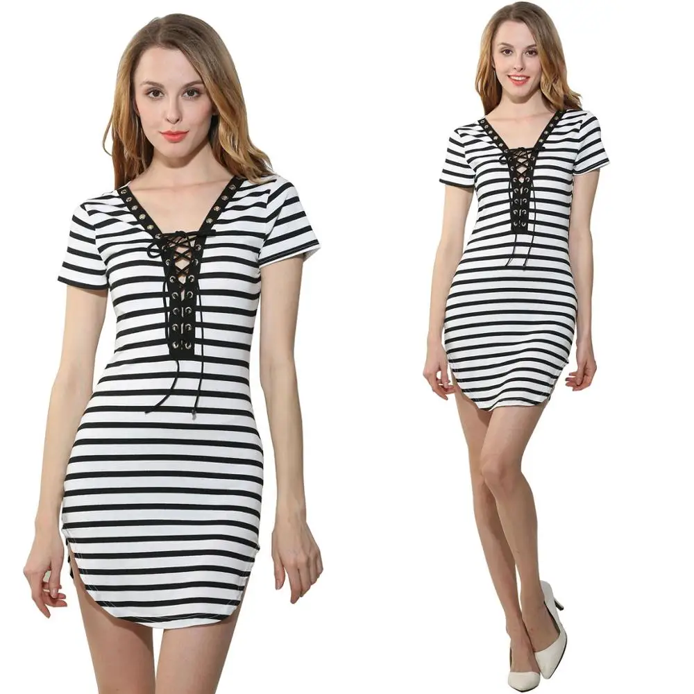 black and white striped bodycon dress games Black and white striped bodycon dress games maxx