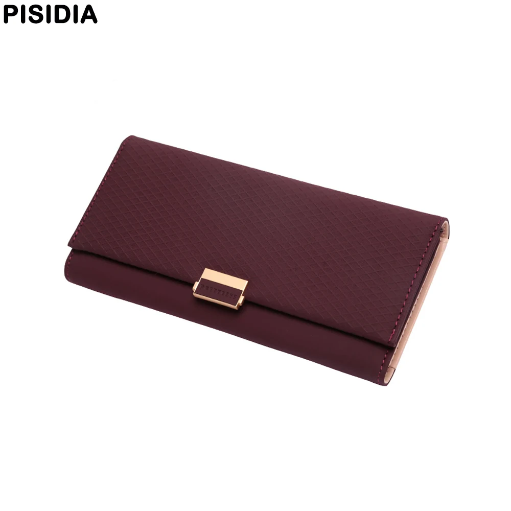 

Woman Wallet Clutch Plaid Wallet Zipper Female Ladies Hot Change Women Luxury Credit Phone Card Holder Coin Purses For Girls