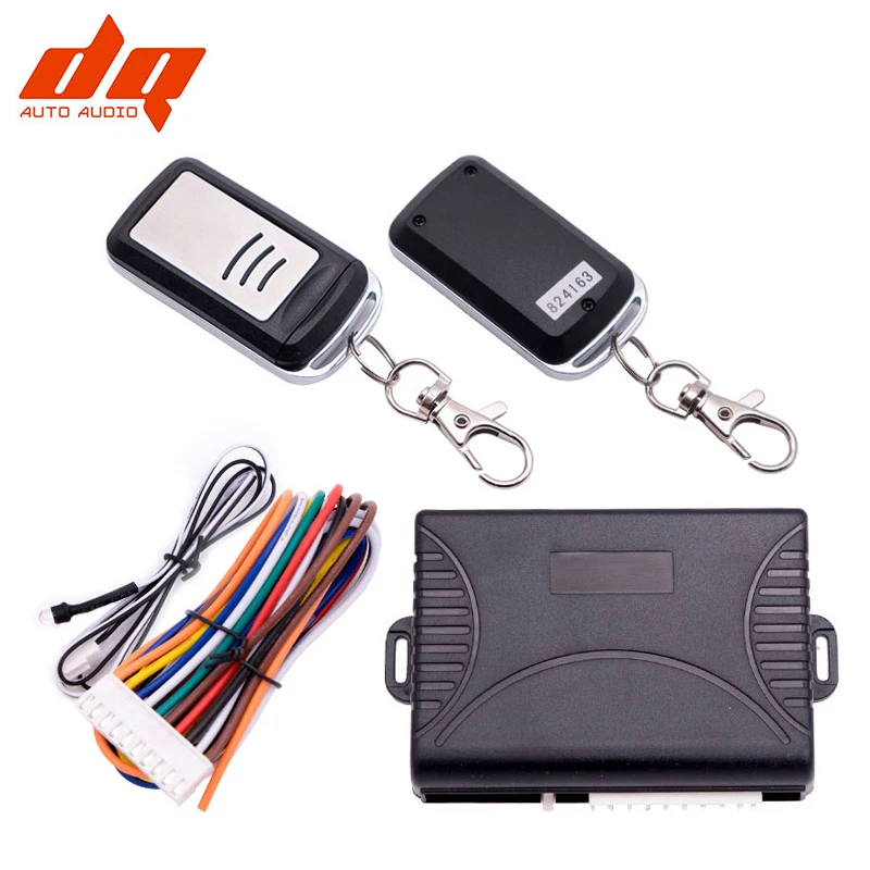 

High Quality Universal Car Alarm System Auto Door Remote Central Control Lock Locking Keyless LED Keychain Central Kit Door Lock