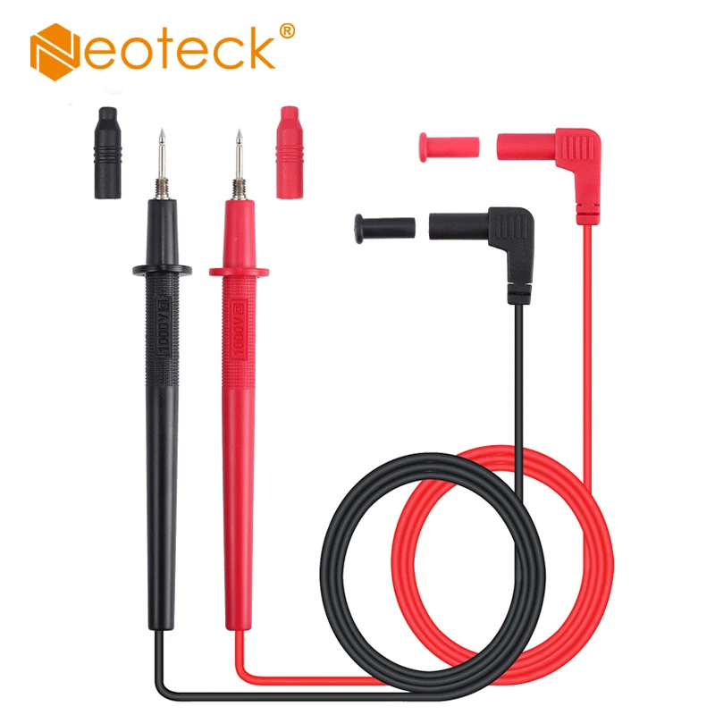 Neoteck Multimeter Test Leads With Alligator Clips M4 Thread Test Probe