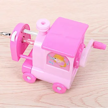

Coloffice 1PC Cartoon Train Hot-selling Machine Hand Pencil Sharpener Kawaii Girl Boy Manual For Kid Gift School Office Supplies