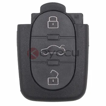 

KEYECUReplacement Remote key Transmitter Fob 3 Button 433MHZ 4D0 837 231 A 4D0837231A For A3 A4 A6 Old Models