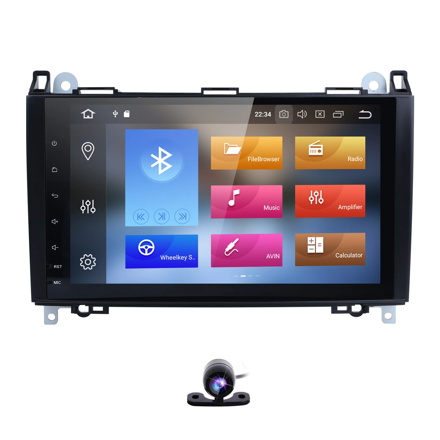 Sale OTCA core 4 GB RAM Android 8.0 Car Multimedia Player radio for Mercedes/Benz/Sprinter/W169/B200/B-class no dvd GPS Camera TPMS 3