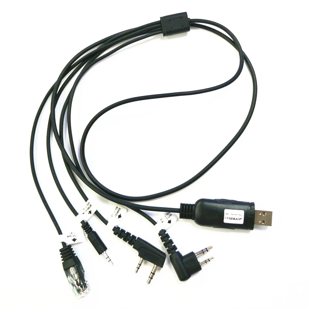 4in1 Программа USB Кабель для программирования адаптер для радио Puxing Quansheng TYT HYT Baofeng UV-5R 666 S 777 S радио J011