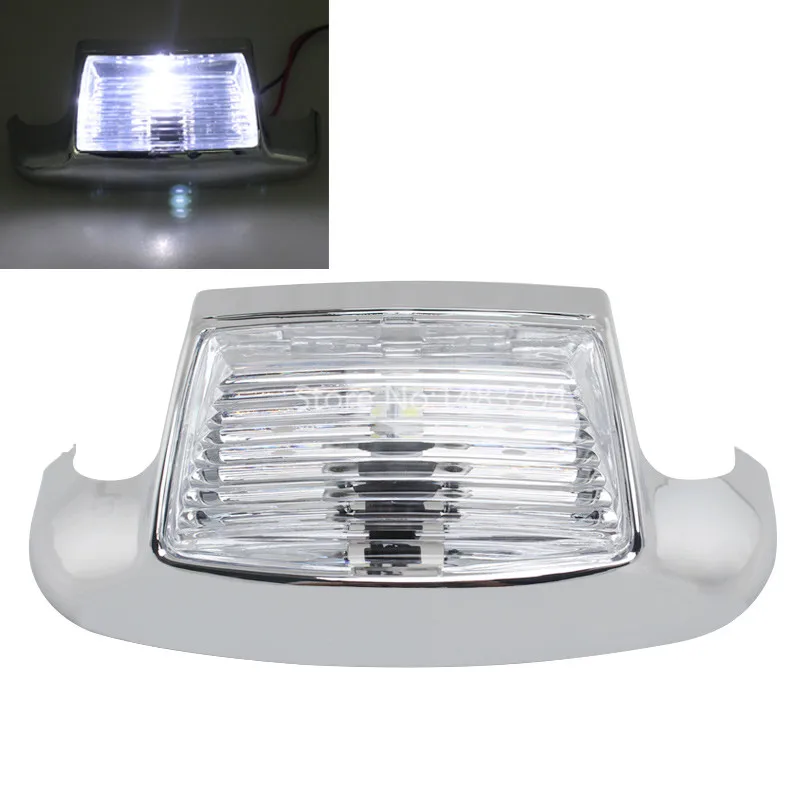 Skup Jasny obiektyw LED światło przedniego błotnika pasuje do Harley Touring FLHT FLT FLHS FLHR 1980 2013 FLSTC 1986 2008 i FLSTN 1993 1996