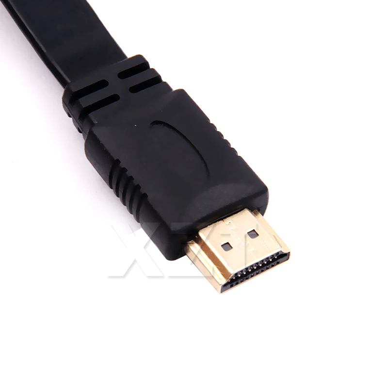 10 шт. Лидер продаж V1.4 HDMI 3D HDMI мужчинами AV аудио-видео Flex ленты 0.3 м без каблука кабель HDMI