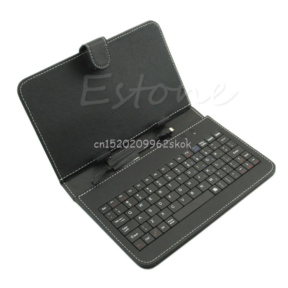 

Universal USB Keyboard PU Leather Folio Case Cover For Android Tablet 10.1" #H029#